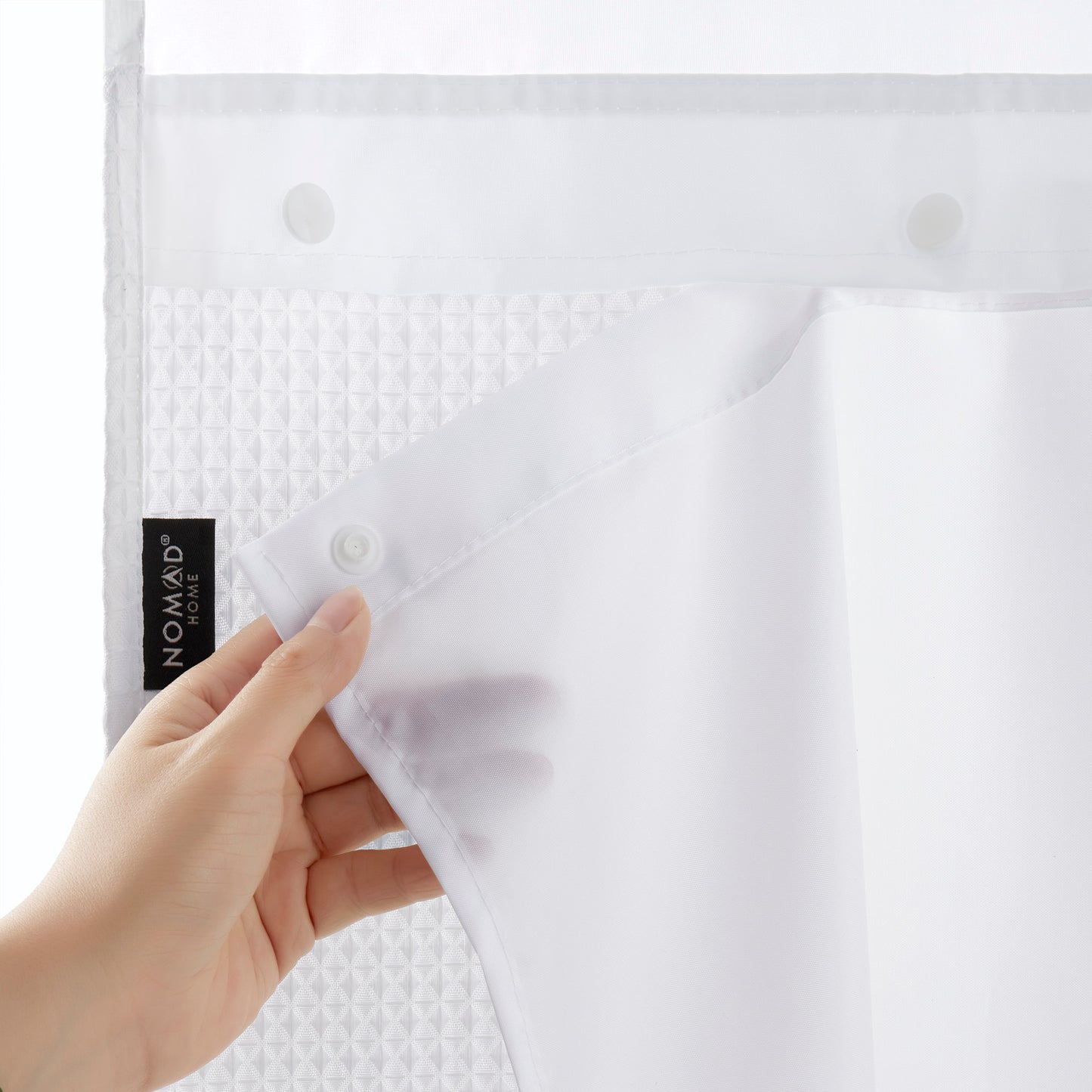 Plain Weave Luxury Shower Curtain- Case Pack 24