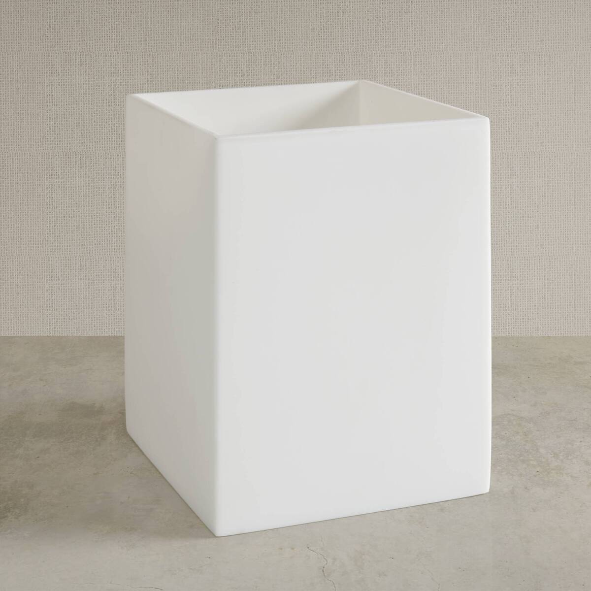Clear Resin Waste Basket Case Pack 6