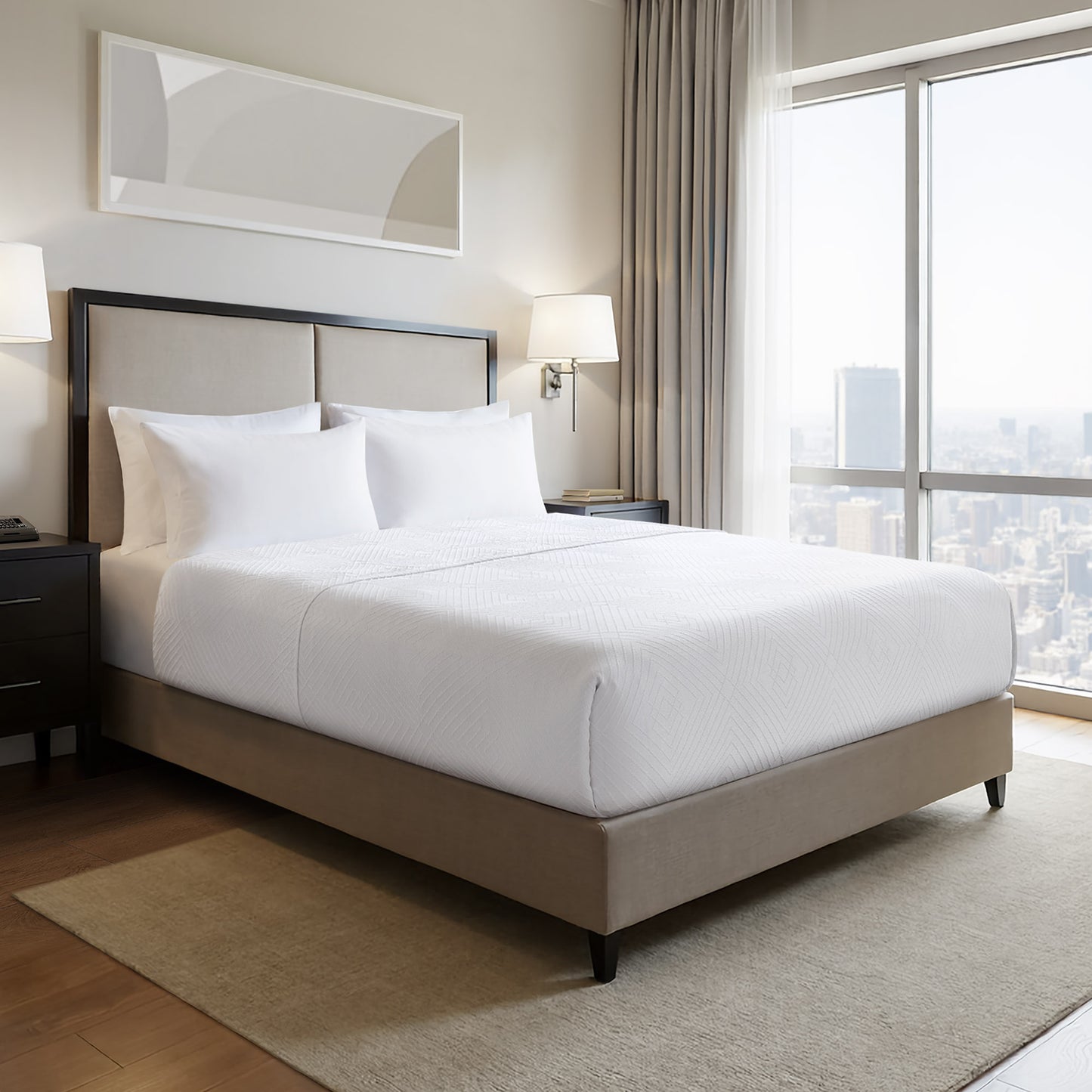 Jacquard Essential Lark Coverlet Case Pack 12