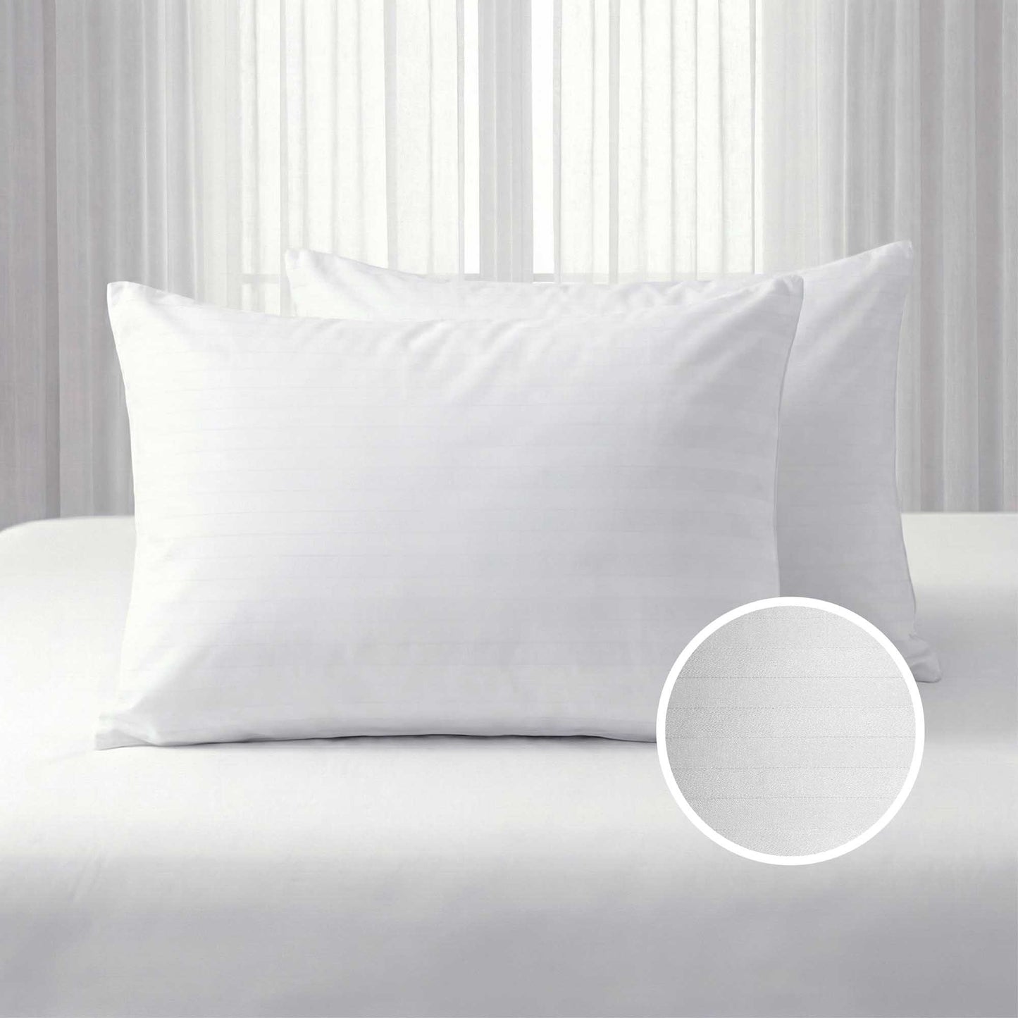 Dobby Stripe Premium Pillow Protector - 12 Units/Case | Coming Early August
