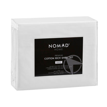 Percale Weave Premium Cotton Rich Sheet Set