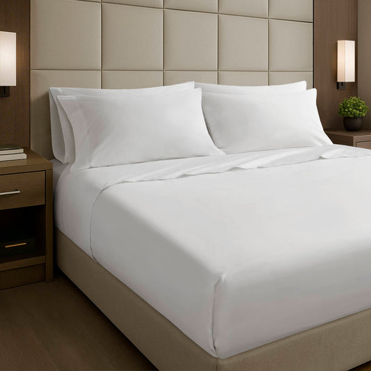 Percale Weave Luxury Cotton Flat Sheet
