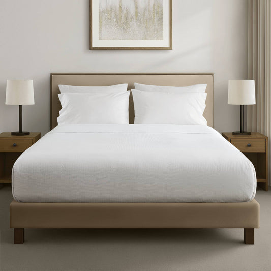 Seersucker Essential  Top Decorative Sheet