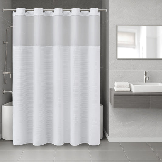 Plain Weave Luxury Shower Curtain-  Case Pack 24