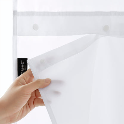 Plain Weave Essential Shower Curtain- Solid Case Pack 24