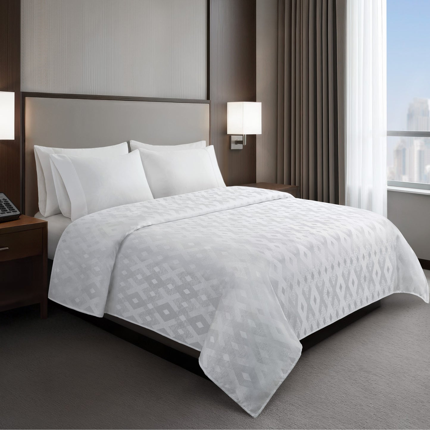 Jacquard Nova Essential Nova Coverlet Case Pack 2