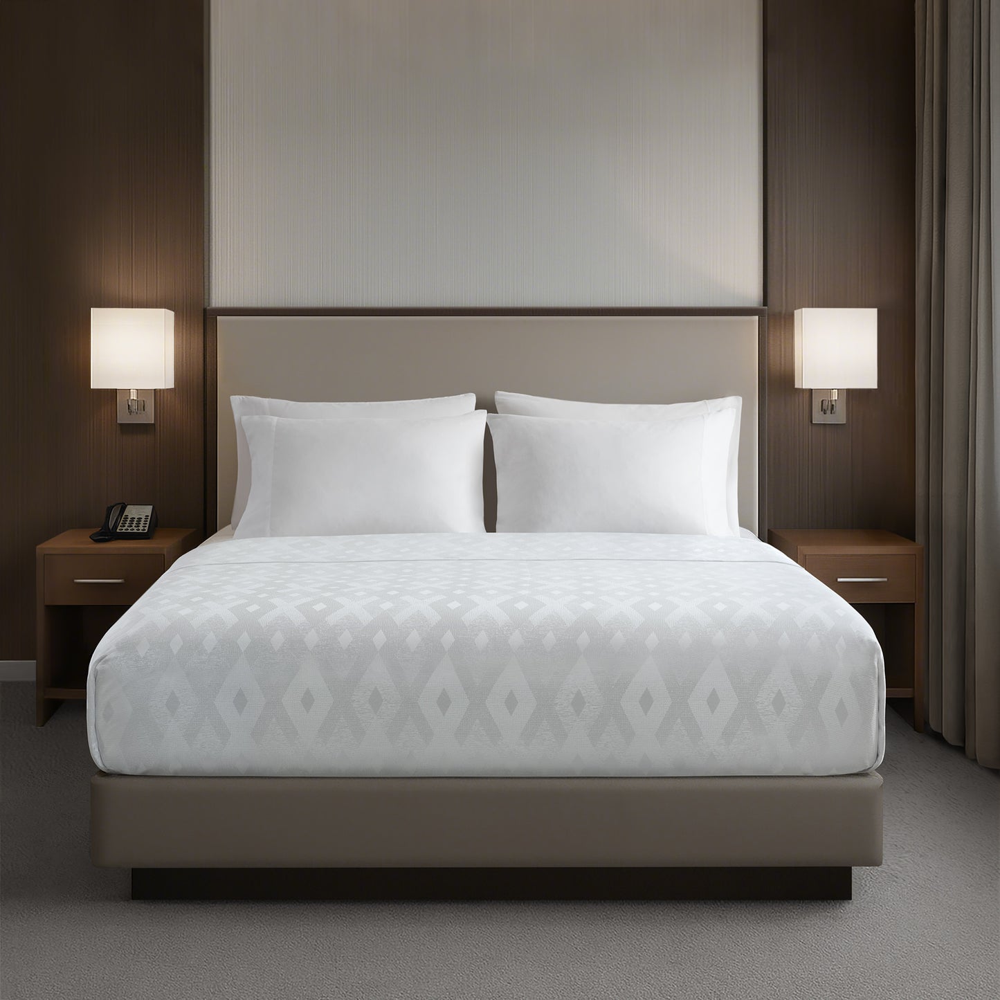 Jacquard Nova Essential Nova Coverlet Case Pack 2