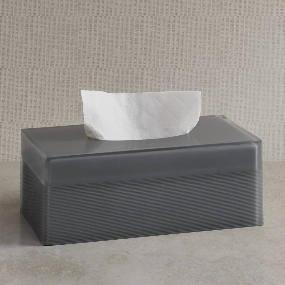 Clear Resin Tissue Cover Case Pack 8