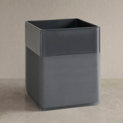 Clear Resin Waste Basket Case Pack 6